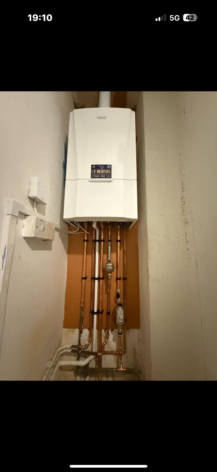 Combi on copper backboard — Leeds